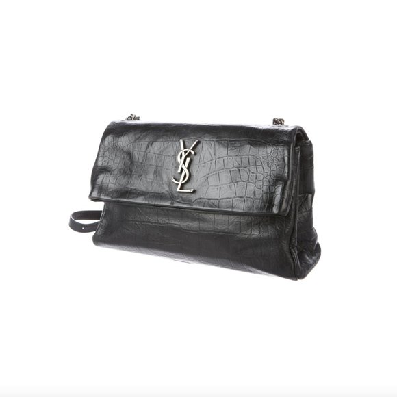 Saint Laurent | Medium West Hollywood Fold-Over Bag - Picture 3 of 16